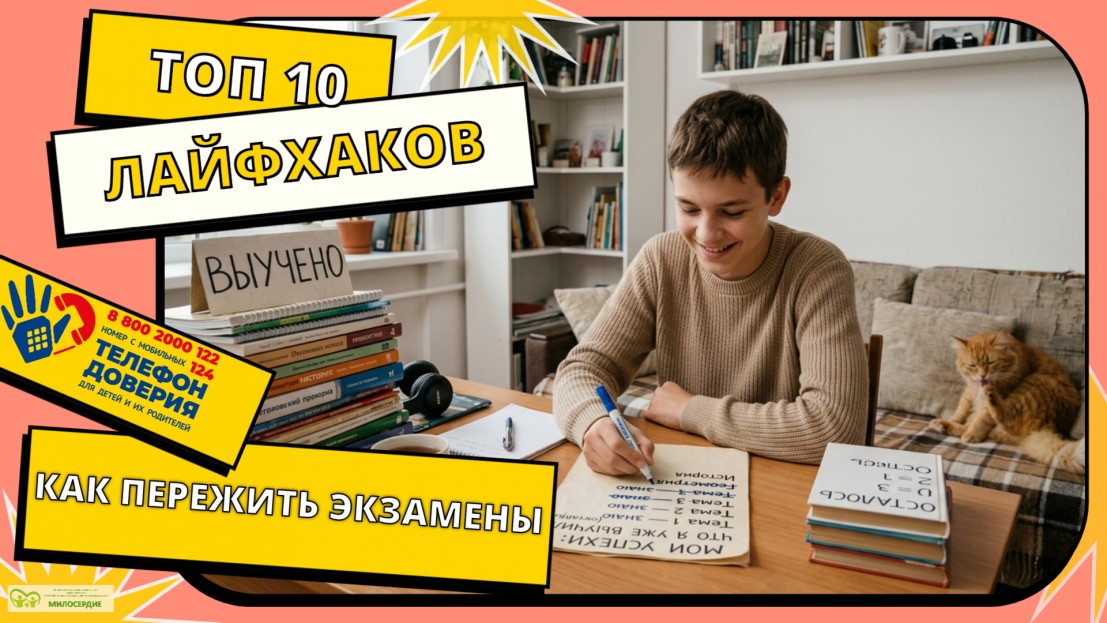 Как пережить экзамены и не сойти с ума?  10 рабочих техник