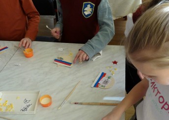 В центре прошла акция  Фронтовая посылка